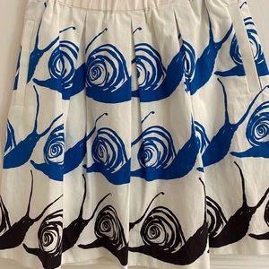 Maeve flair skirt with Snails
